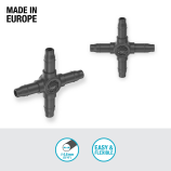 Gardena MDS Συνδετικός σύνδεσμος 4 κατευθύνσεων 4,6 mm