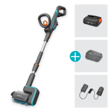 Gardena ΑκουαBrush patio 03/18V P4A σετ πολυχρηστικού καθαριστή με μπαταρία