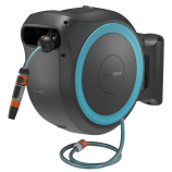 Gardena PowerRoll XL επιτοίχια θήκη για σωλήνα 35 m, τυρκουάζ - σετ