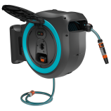 Gardena PowerRoll XL επιτοίχια θήκη για σωλήνα 35 m, τυρκουάζ - σετ