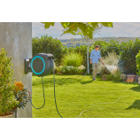 Gardena PowerRoll XL επιτοίχια θήκη για σωλήνα 35 m, τυρκουάζ - σετ