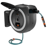 Gardena PowerRoll XL επιτοίχια θήκη για σωλήνα 35 m, λευκή - χωρίς μπαταρία