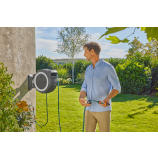 Gardena PowerRoll XL επιτοίχια θήκη για σωλήνα 35 m, λευκή - χωρίς μπαταρία
