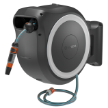 Gardena PowerRoll XL επιτοίχια θήκη για σωλήνα 35 m, λευκή - χωρίς μπαταρία