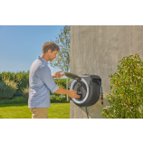 Gardena PowerRoll XL επιτοίχια θήκη για σωλήνα 35 m, λευκή - χωρίς μπαταρία