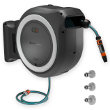 Gardena PowerRoll XL επιτοίχια θήκη για σωλήνα 35 m, λευκή - χωρίς μπαταρία