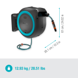 Gardena Επαναφορτιζόμενο επιτοίχιο κουτί PowerRoll XXL, μόνο, 40 m, τυρκουάζ