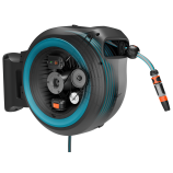 Gardena Επαναφορτιζόμενο επιτοίχιο κουτί PowerRoll XXL, σετ, 40 m, τυρκουάζ