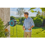 Gardena Επαναφορτιζόμενο επιτοίχιο κουτί PowerRoll XXL, σετ, 40 m, τυρκουάζ