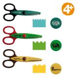Fiskars Σετ ψαλιδιών Kidzors, 3 τεμ. Ζώα των βάλτων 1003845