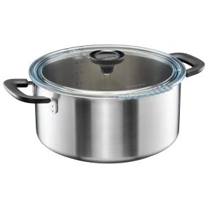 Fiskars Γλάστρα με καπάκι, 5,0 L / 24 cm, ανοξείδωτο ατσάλι 1072317