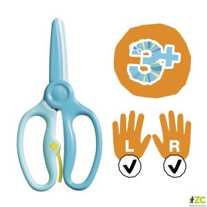 Ψαλίδι εκπαίδευσης Fiskars, τυρκουάζ 3+ 1064068